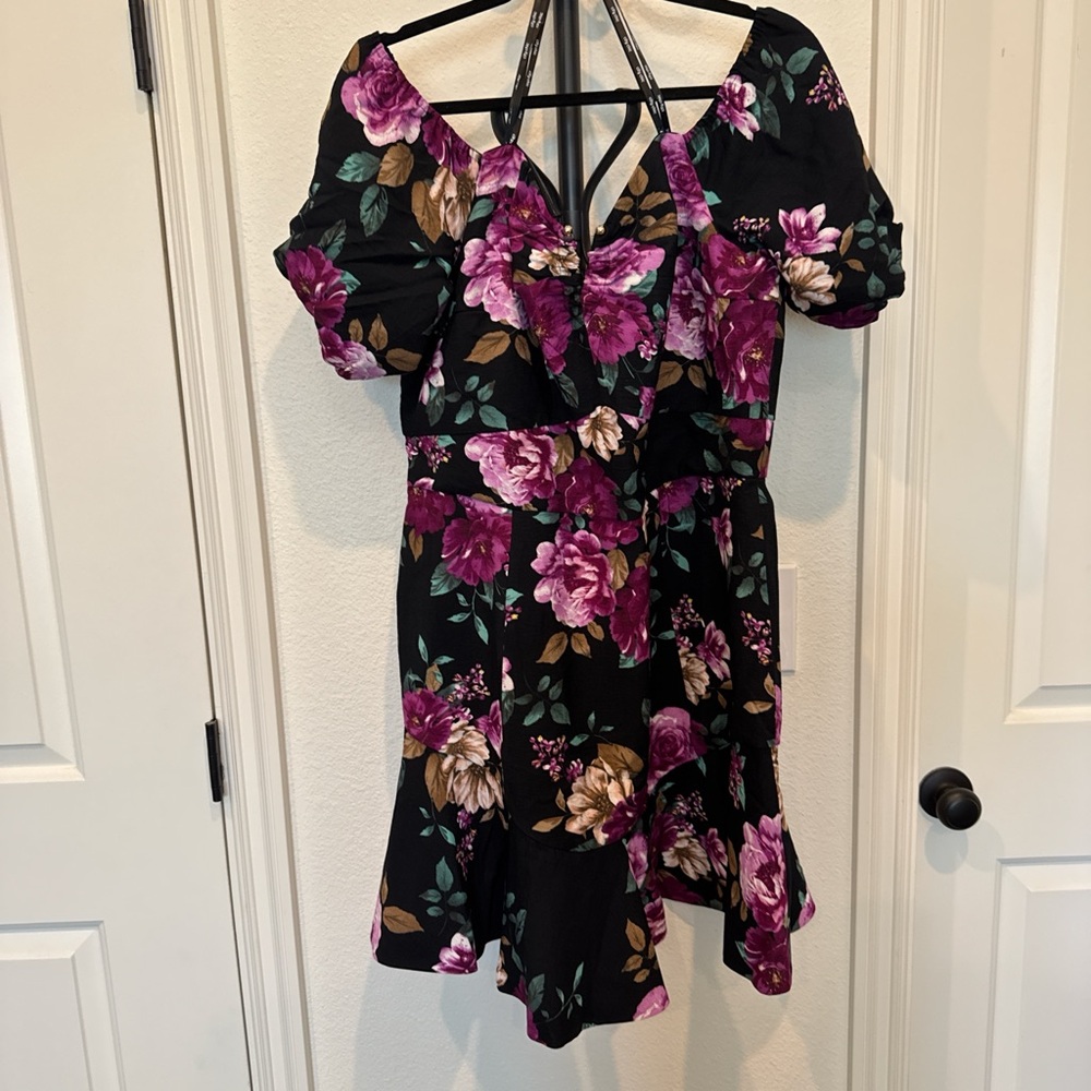 Floral Off-Shoulder Dress